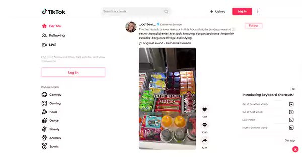 browse tiktok without an account
