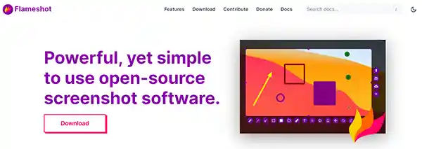 FlameShot Web Page