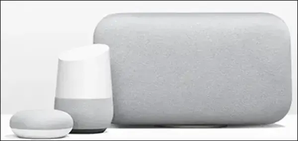 google Home speakers