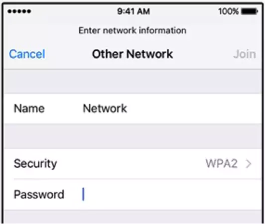 Manually connect to the interest wireless network