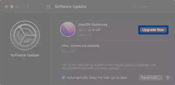 Update your macOS 