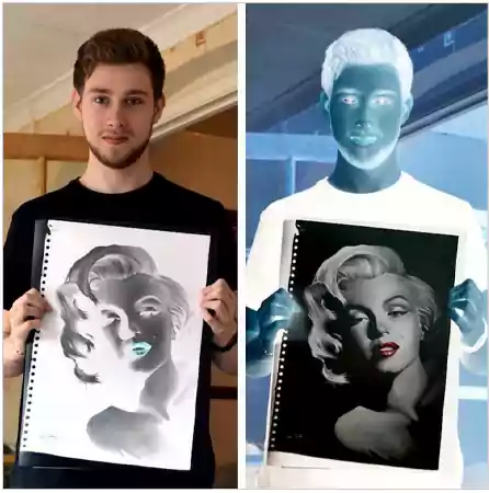 Inverted drawing by Liam York