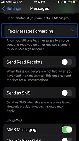 text message forwarding