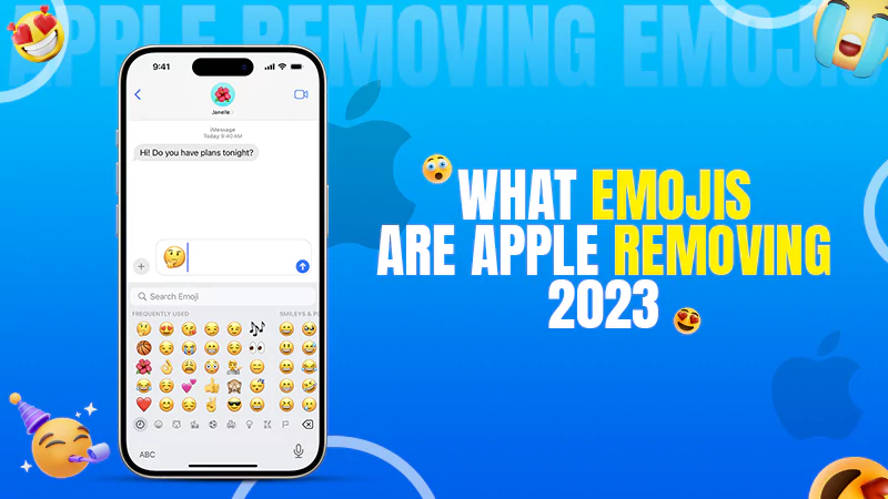What emojis are Apple removing 2023