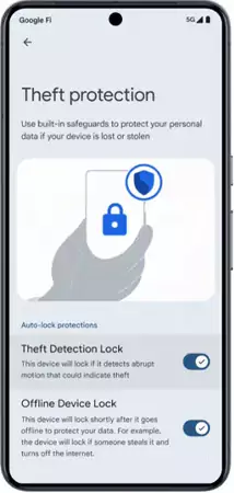 Android New Theft Protection Feature