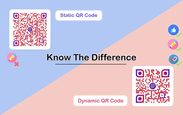Difference Between Static & Dynamic QR Codes