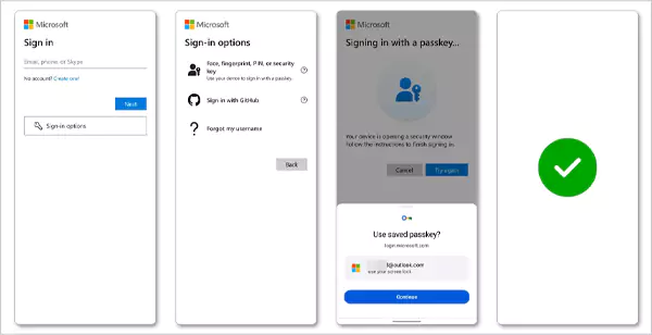 Microsoft New Passkey Feature