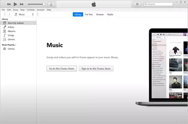 Visit iTunes on the Computer