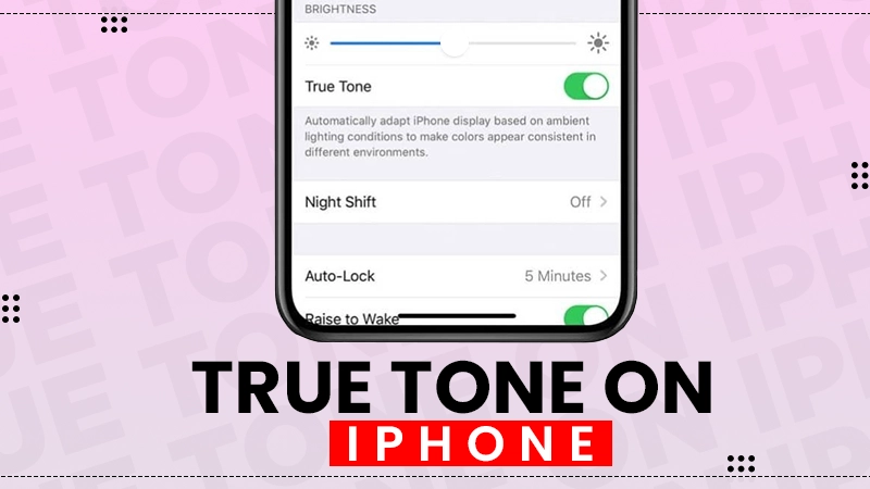true tone on iphone