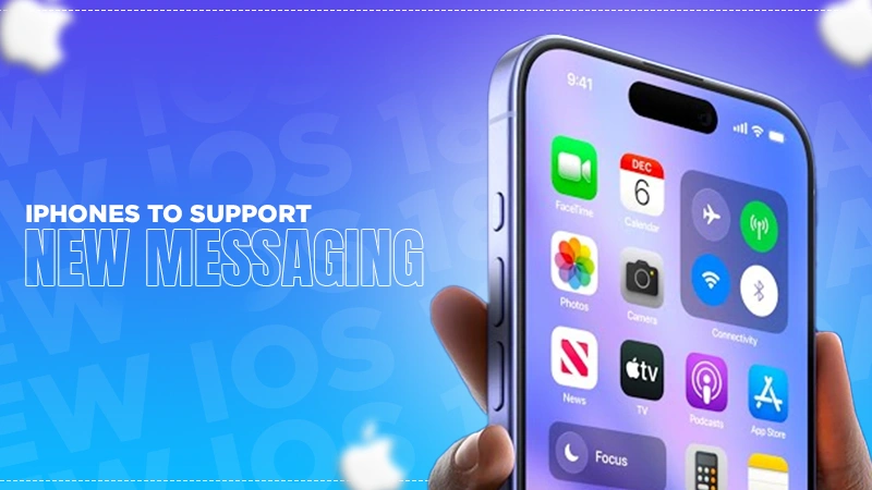 apple iphones to support new messaging feature