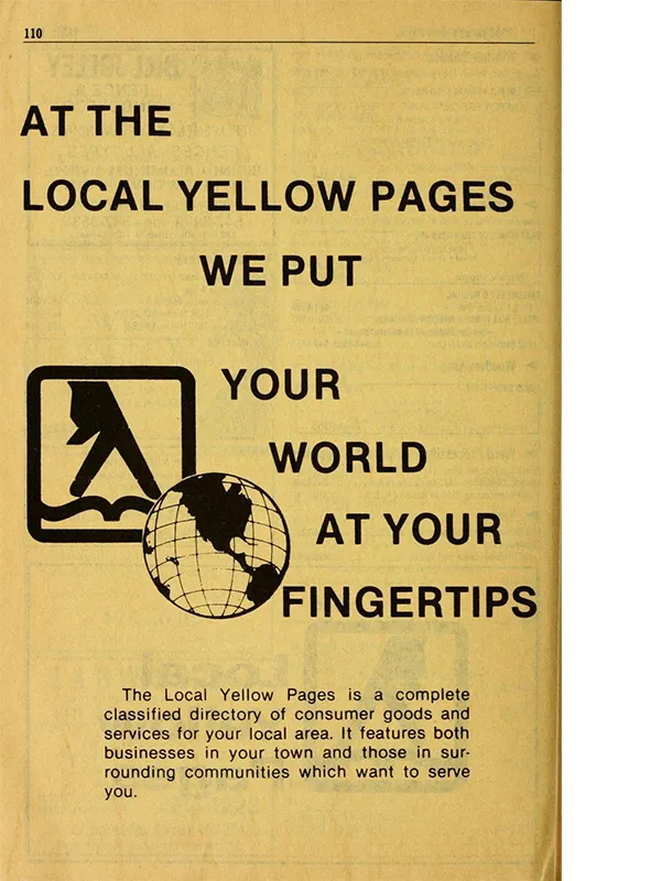 An Old Local Yellow Pages Phonebook Directory
