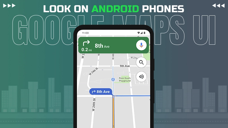 google map ui in android