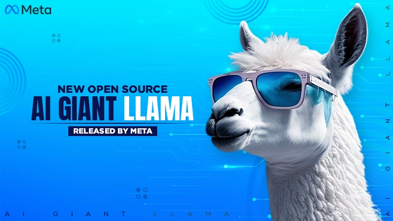new open source ai giant llama released by meta
