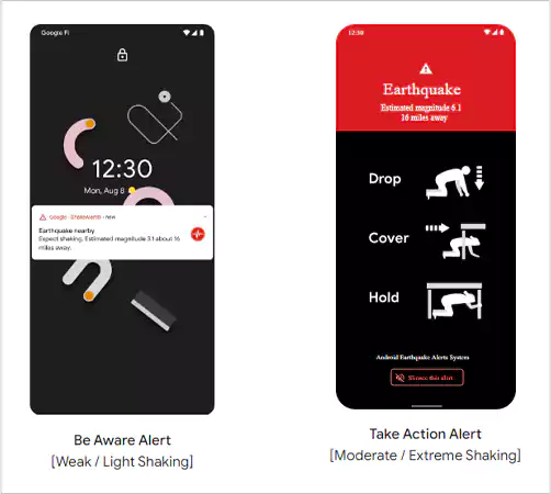 Android Earthquake Alerts System