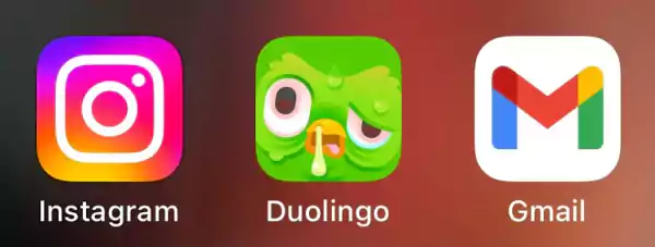 Duolingo Apps sick icon