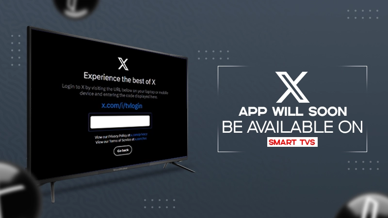 x app will soon be available on smart tvs