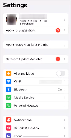 Settings apps