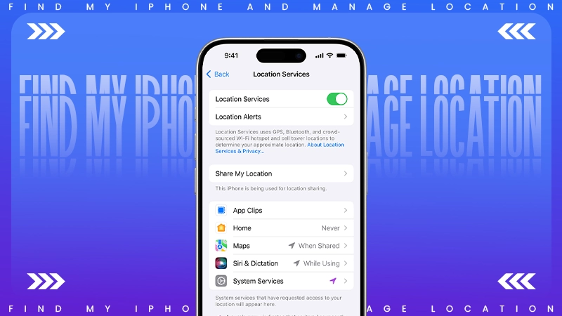 iphone manage location