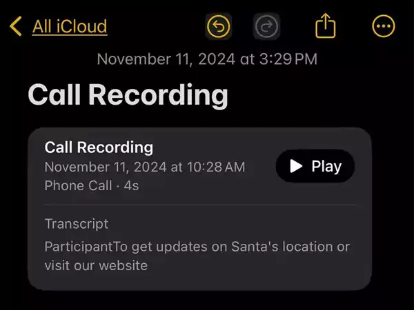 Call Recording Folder