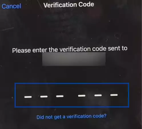 Enter Verification Code