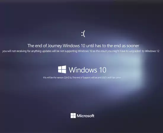 Windows 10 support ending in October 2025