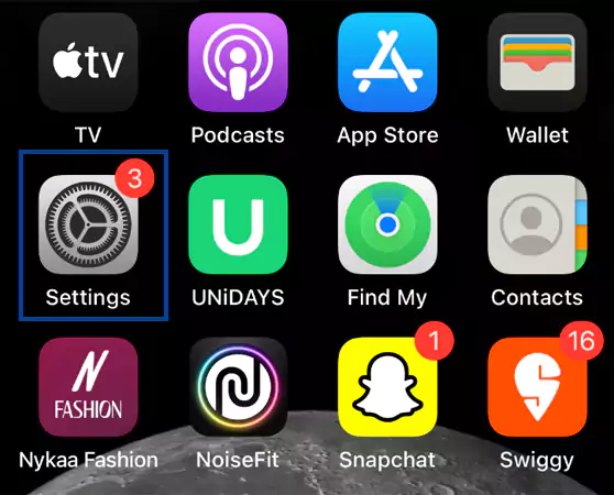 Open the Settings app on your device