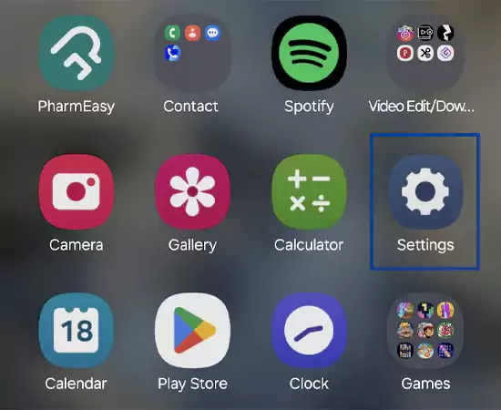 Open the Settings app