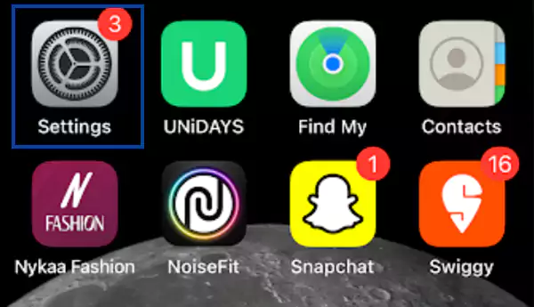 Open the Settings apps