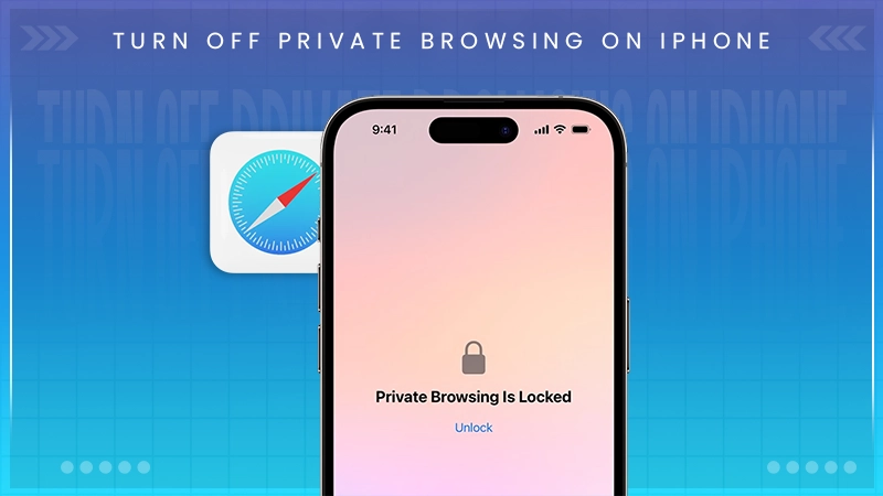 turn off private browsing on iphone