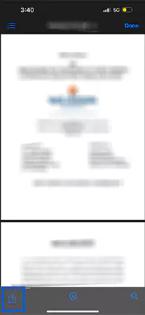 Head over to the Share button