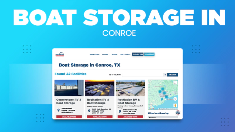 Boat Storage In Conroe