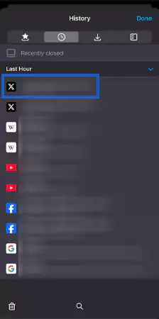 Long press on the tab you want to get rid of