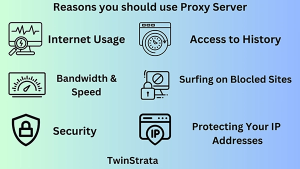 Reasons you should use proxy servers.