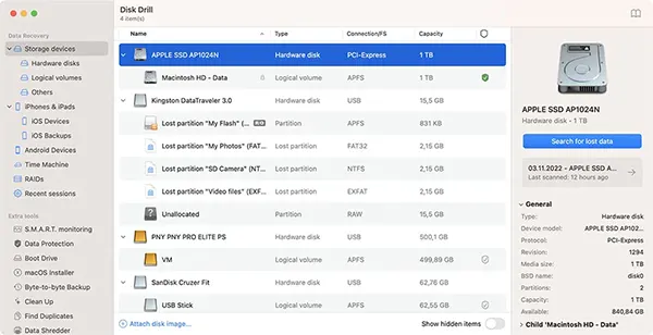 Disk Drill on Mac