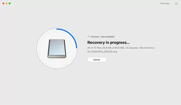 Recovery in progress