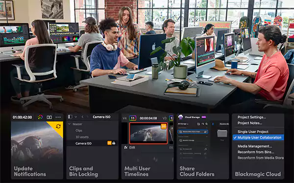 DaVinci Resolve Interface