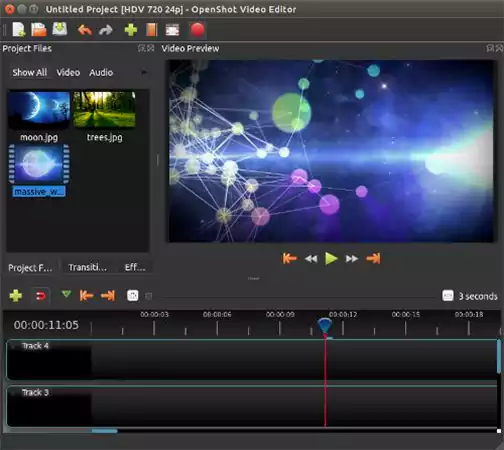 Openshot Interface