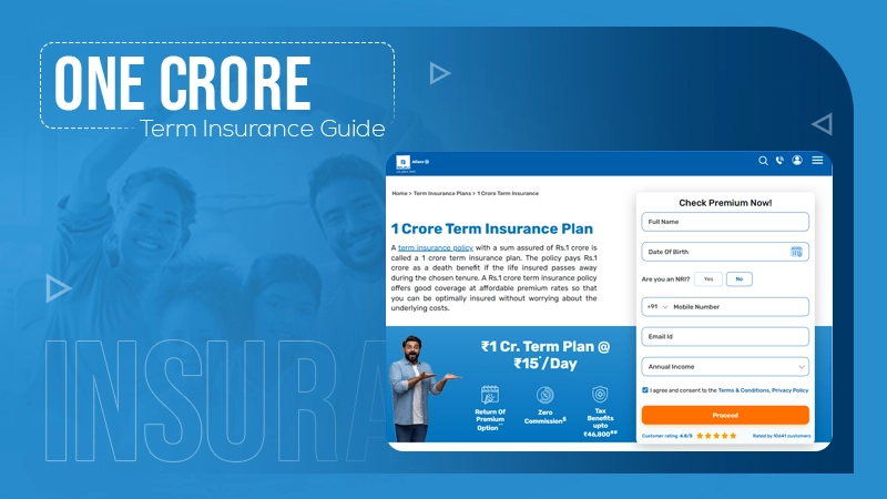 one crore term insurance guide