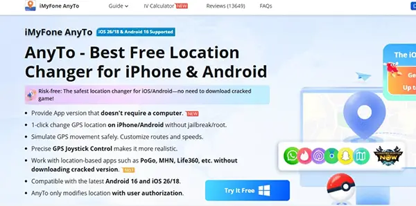 location changer