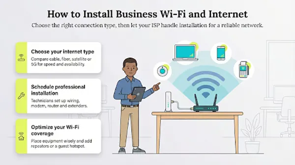 How to install Wi-Fi and Internet 