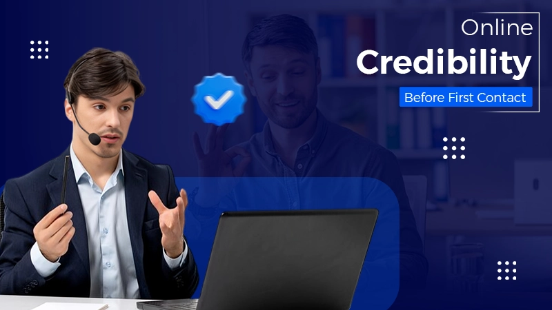 Online Credibility Before Contact