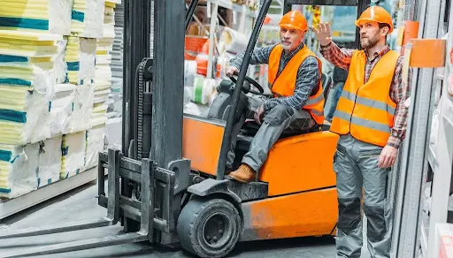 Usage of a forklift in a project
