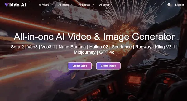 Video creation with AI