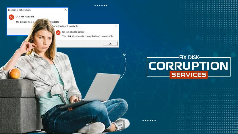 fix disk corruption services