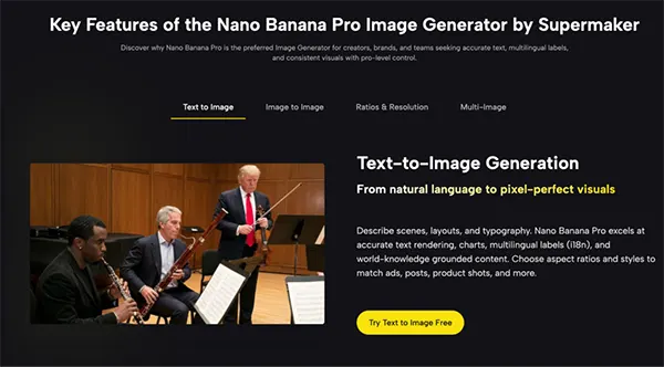 AI Image Tool Features