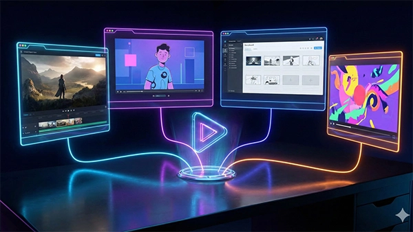 Cinematic generation of content