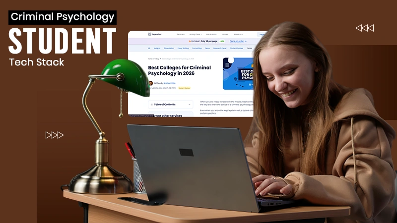 criminal psychology student tech stack