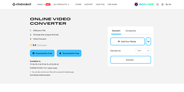 Movavi Online Video