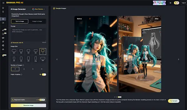 Text to image conversion