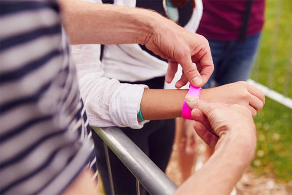 Concert wristbands